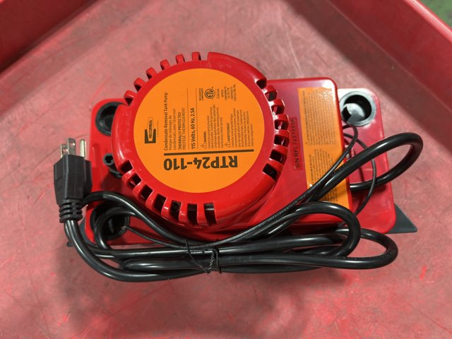 110V, 1/2 Gal. Condensate Removal Tank Pump
