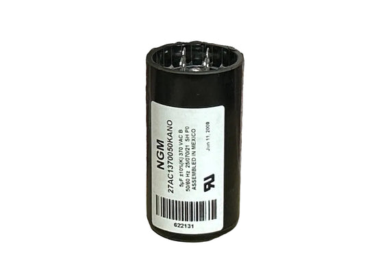 370 Vac, 5MFD 50/60 Hz, Round Capacitor