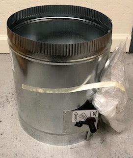 10" Ultra-Zone Round Pressure Regulating Barometric Bypass Damper, CFM 500-750