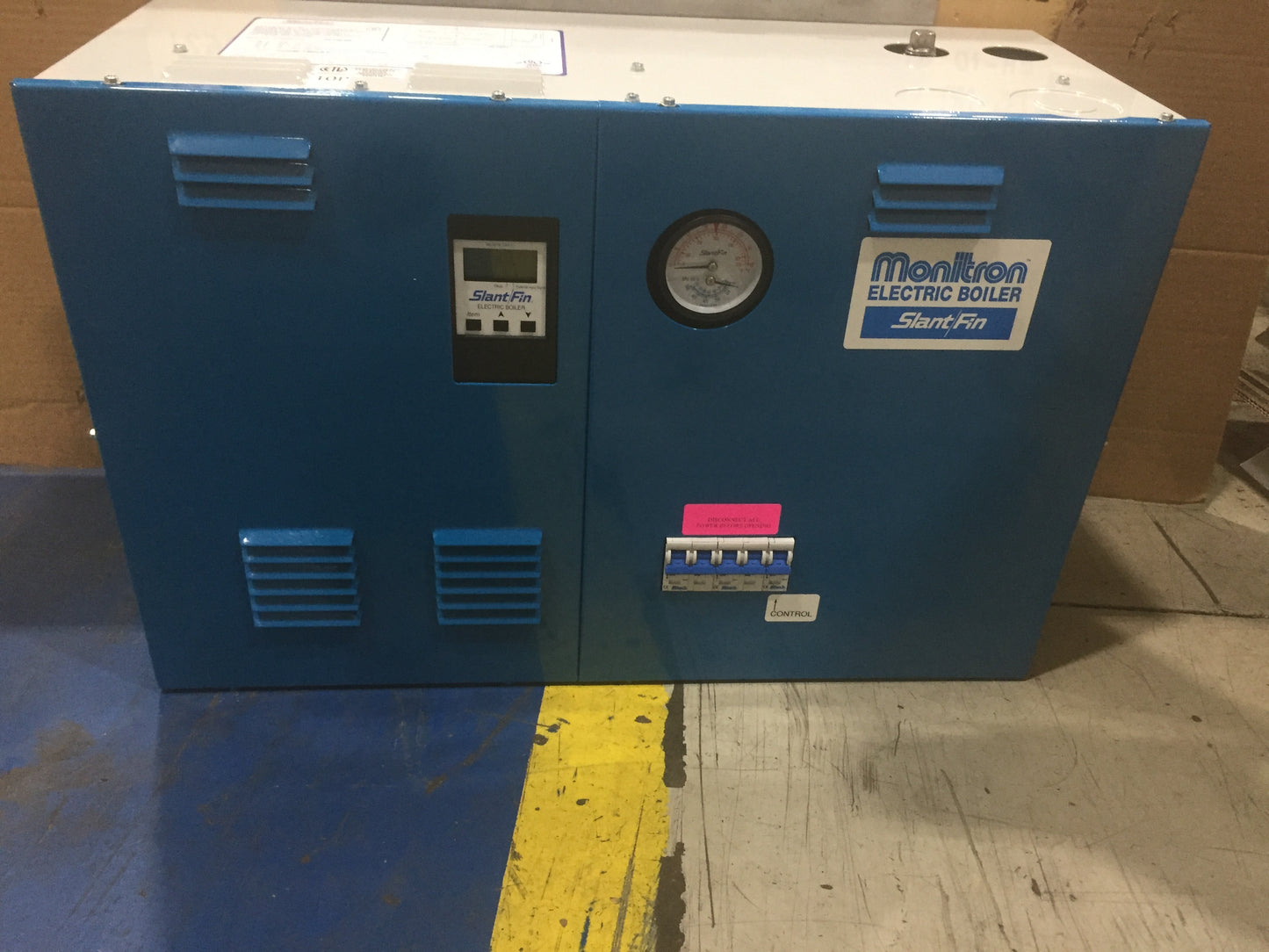 10 Kw Cast-Iron Electric Monitron Hot Water Boiler, 240/60/1