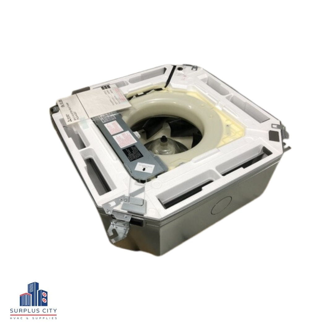 Unidad minisplit de bomba de calor para interiores con casete empotrado en el techo de 36 000 Btu, 208-230/60/1 R-410A CFM 1200