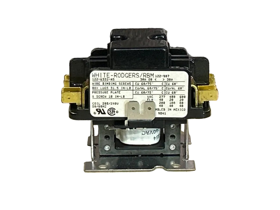 208/240 V, 50/60 Hz, 40 Amps 2 Pole Contactor