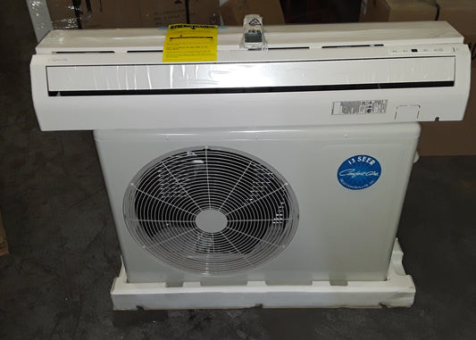 1-1/2 Ton Single-Zone OD/ID Wall Mtd AC Mini-Split  Set, 13 Seer 208-230/60/1 R-410A Cfm:460