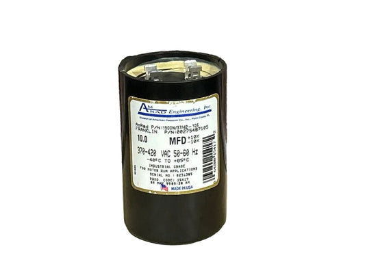 370 Vac, 10MFD 50/60 Hz, Round Capacitor