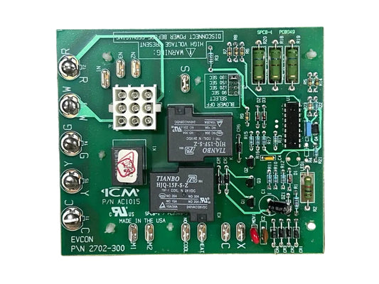 18-30V, 20 Amp NO/10 Amp NC at 240 VAC, Fan Blower Control