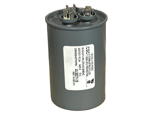 370 Vac, 60+5MFD 50/60 Hz, Round Capacitor
