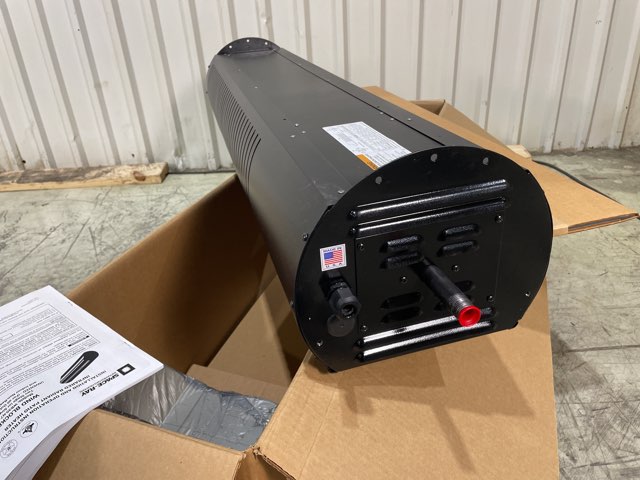 35,000 BTU Two-Stage Black Finished Propane Gas-Fired Infrared Patio Heater, 120/60/1