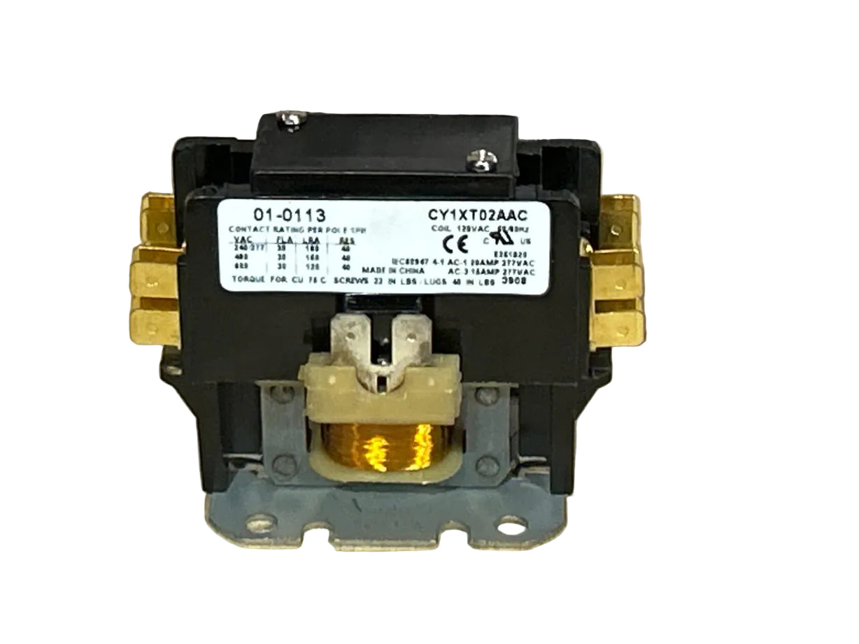120 V, 50/60 Hz, 1 Pole Contactor
