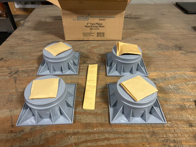 3" Heavy Duty Heat Pump Riser, Set of 4