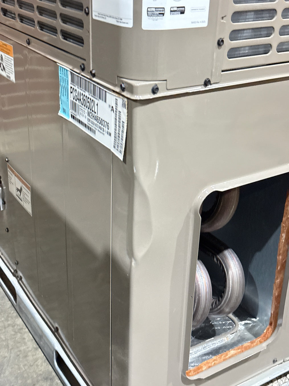 3 Ton Ultra Low NOx Single-Stage Convertible Natural G/E Packaged Unit, 14 SEER, 208-230/60/1, R410A