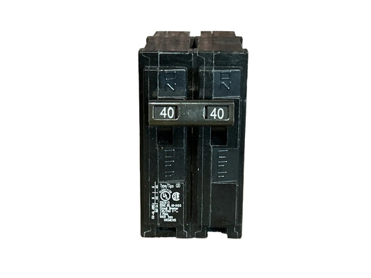 120/240V, 60Hz, 40A, 2 Pole Breaker
