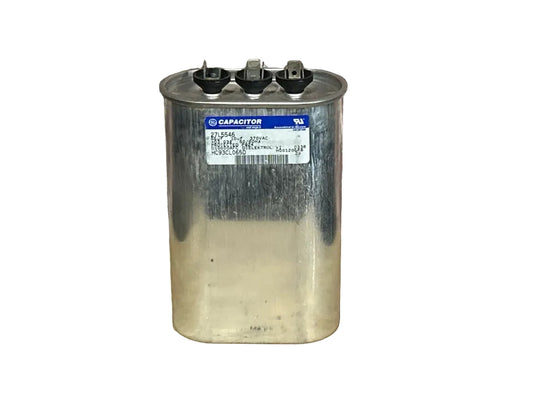 370 Vac, 55+10MFD 50/60 Hz, Oval Capacitor