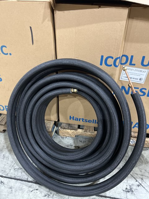 3/8" x 5/8" x 50' Flare Lineset 1/2" Insulation, Black