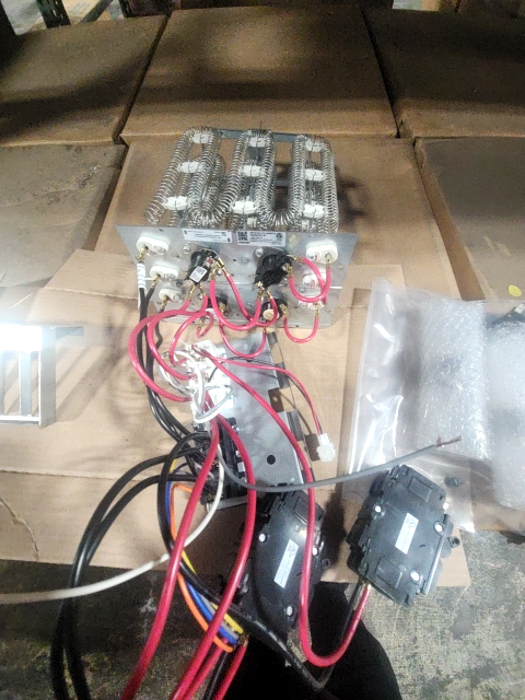 15 KW Electric Heat Kit with Breaker 240/60/1