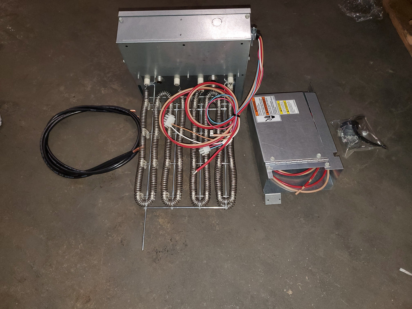 Kit de calefacción eléctrica de 10 Kw, 208-240/60/1 con fusibles y caja de fusibles