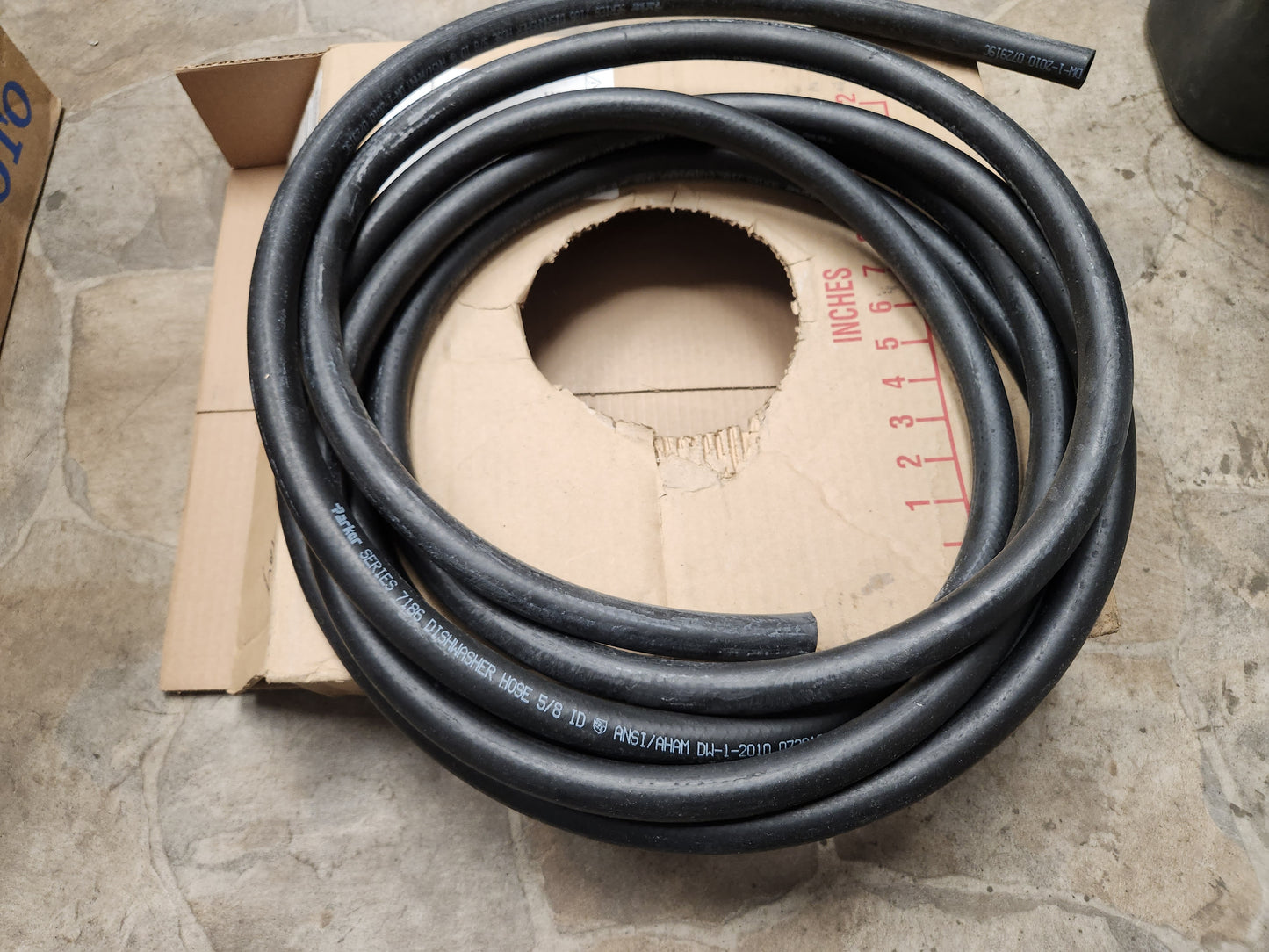 5/8 x 25' Dishwasher Drain Hose"