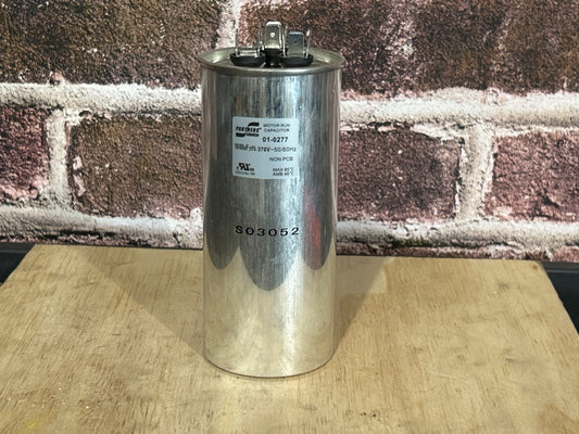 370 Vac, 60+10MFD 50/60 Hz, Round Capacitor