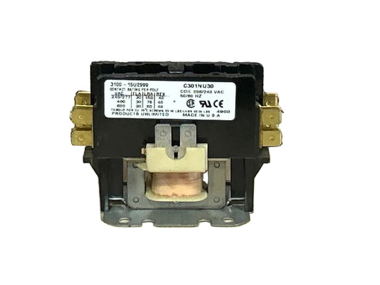 208/240 V, 50/60 Hz, 1 Pole Contactor