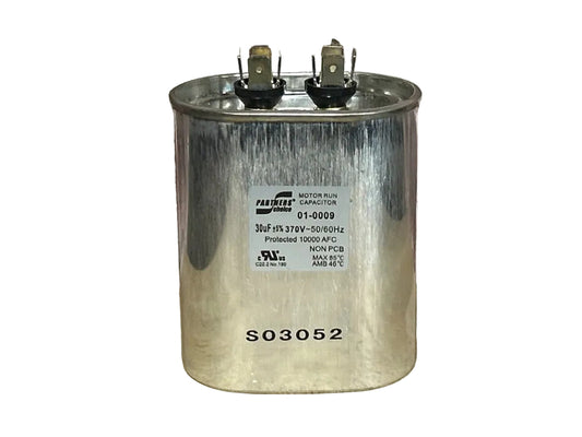 370 Vac, 30MFD 50/60 Hz, Oval Capacitor