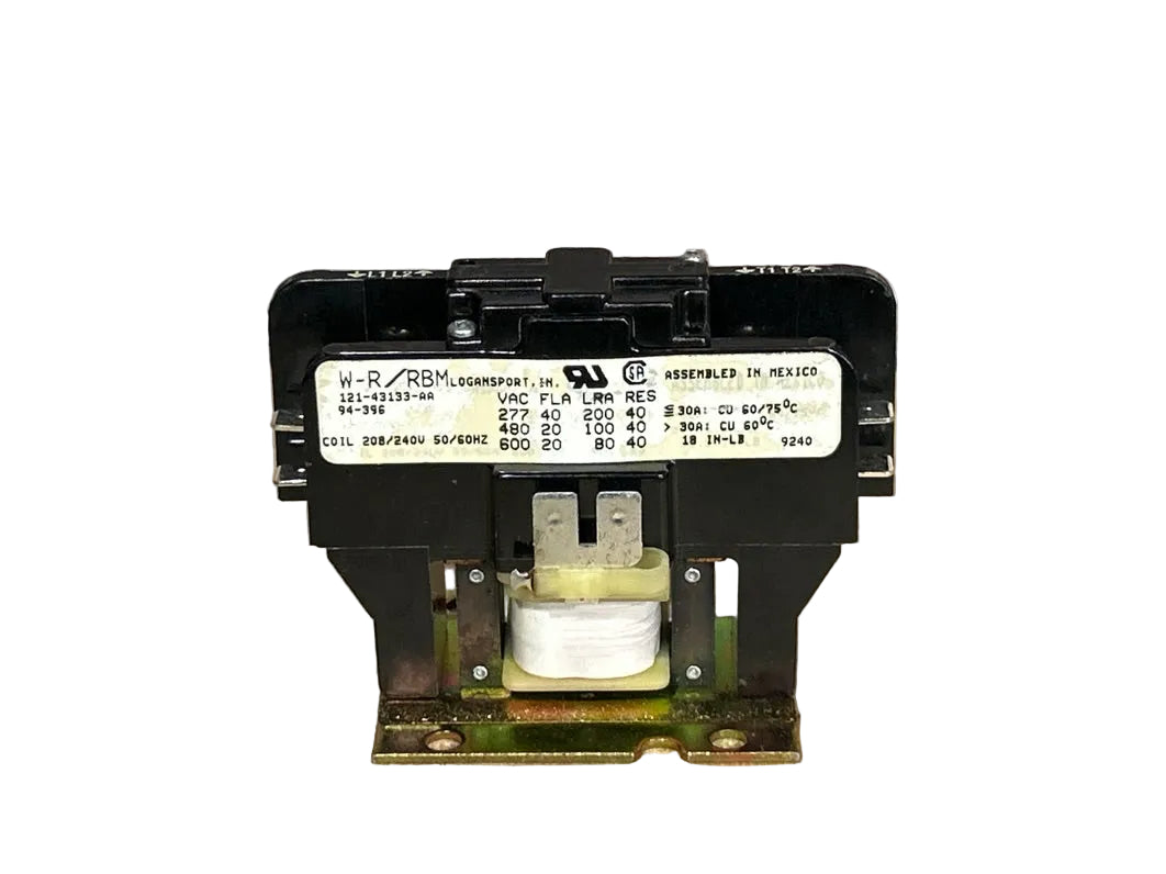 208/240 V, 50/60 Hz, 40 Amps 1 Pole Contactor