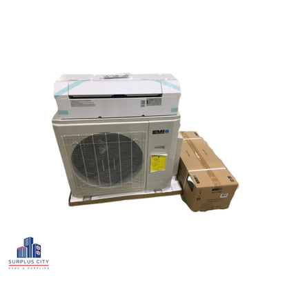 Conjunto de bomba de calor minisplit con inversor de velocidad variable de zona dual de 18 000 Btu, 21,5 SEER 208-230/60/1 R-410A