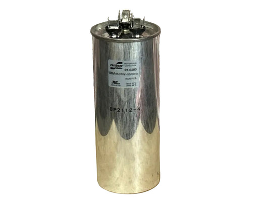 370 Vac, 80+10MFD 50/60 Hz, Round Capacitor