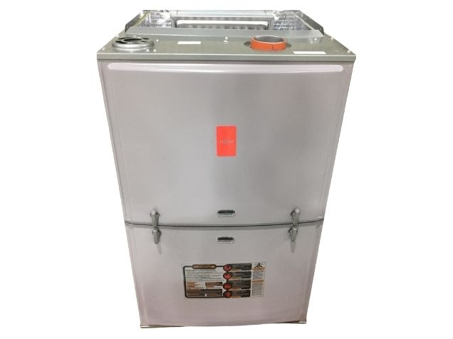 Horno a gas de varias velocidades, ECM, de una etapa, de flujo ascendente/horizontal, 100 000 BTU, 80 % de aire de combustión (AFU), 115/60/1 Cfm: 1840