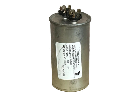 370 Vac, 55MFD 50/60 Hz, Round Capacitor