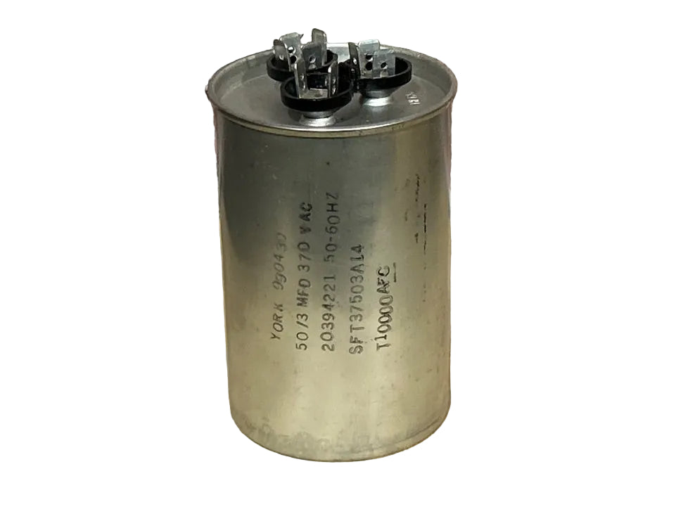 370 Vac, 50+3MFD 50/60 Hz, Round Capacitor