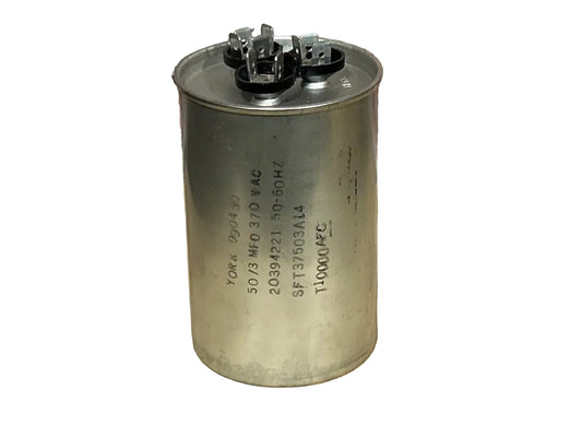 370 Vac, 50+3MFD 50/60 Hz, Round Capacitor