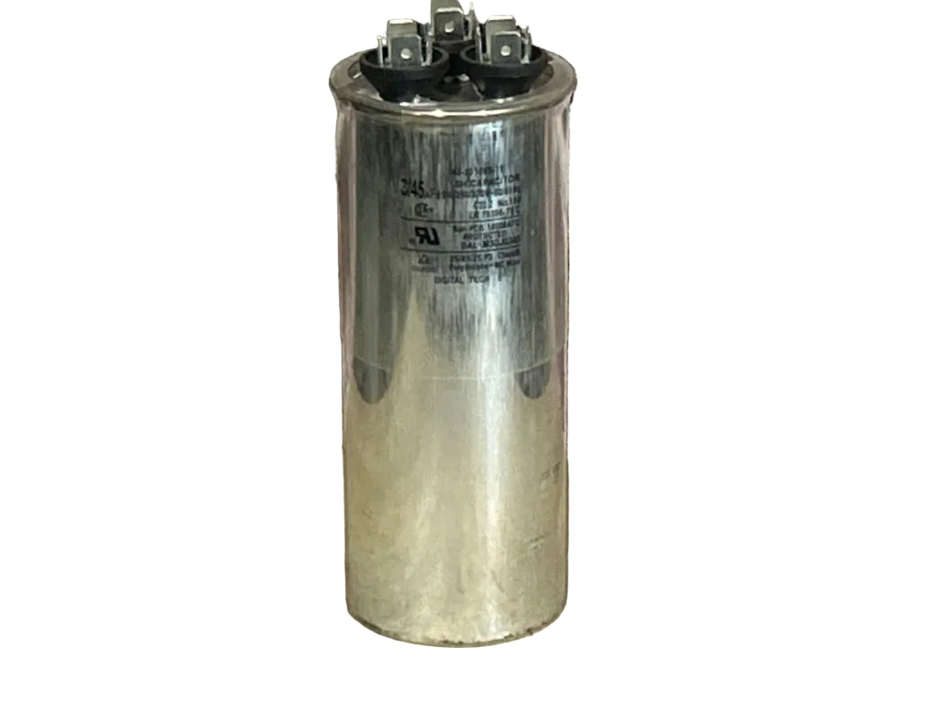 370 Vac, 45+3MFD 50/60 Hz, Round Capacitor