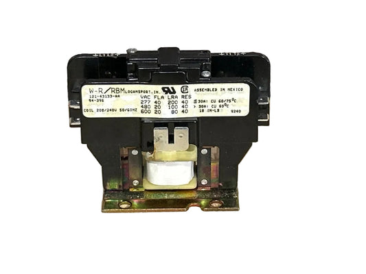 208/240 V, 50/60 Hz, 40 Amps 1 Pole Contactor
