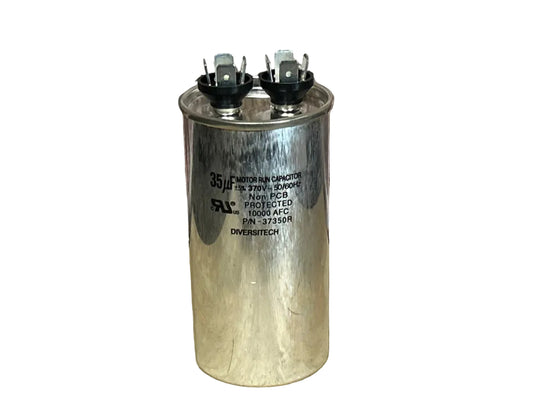 370 Vac, 35MFD 50/60 Hz, Round Capacitor
