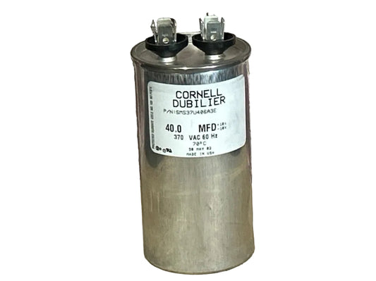 370 Vac, 40MFD 50/60 Hz, Round Capacitor