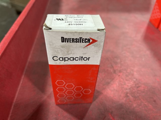 440 Vac, 15MFD 50/60 Hz, Oval Capacitor