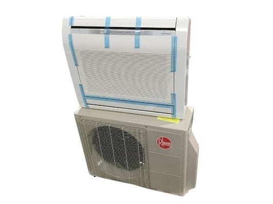 15,000 BTU Outdoor Heat Pump and Indoor Floor Mount Air Handler Mini Split Set; 20 SEER, 208-230/60/