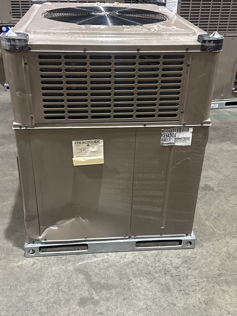 3.5 Ton Single-Stage Convertible Packaged Heat Pump Unit, 14 SEER, 208-230/60/1, R410A