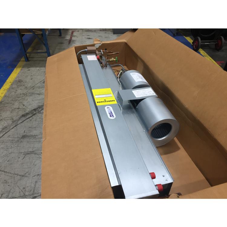 3 Ton AC/HP Horizontal Uncased Ceiling Mounted Fancoil/W Hydronic Heating, 120/60/1 R-410A