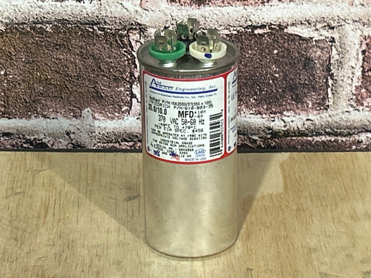 370 Vac, 35+10MFD 50/60 Hz, Round Capacitor