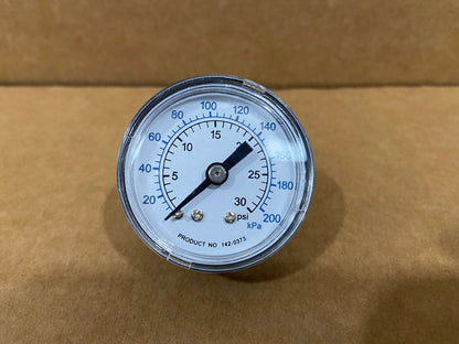 Pressure Gauge 0-30PSI 0-200 Kpa