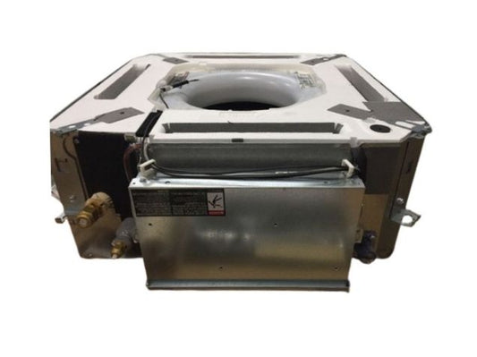 Fan coil de casete para interiores de una sola zona, de 15 000 Btu, montado en el techo; 208-230/60/1, R-410A, Seer 21
