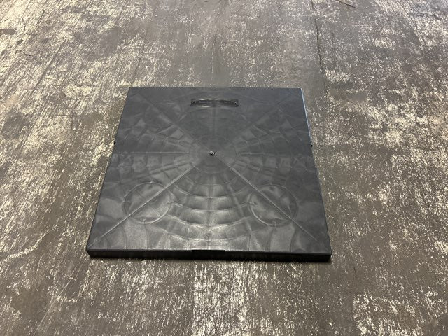 EcoPad 30 x 30 x 2 Inch Black Plastic Equipment Pad