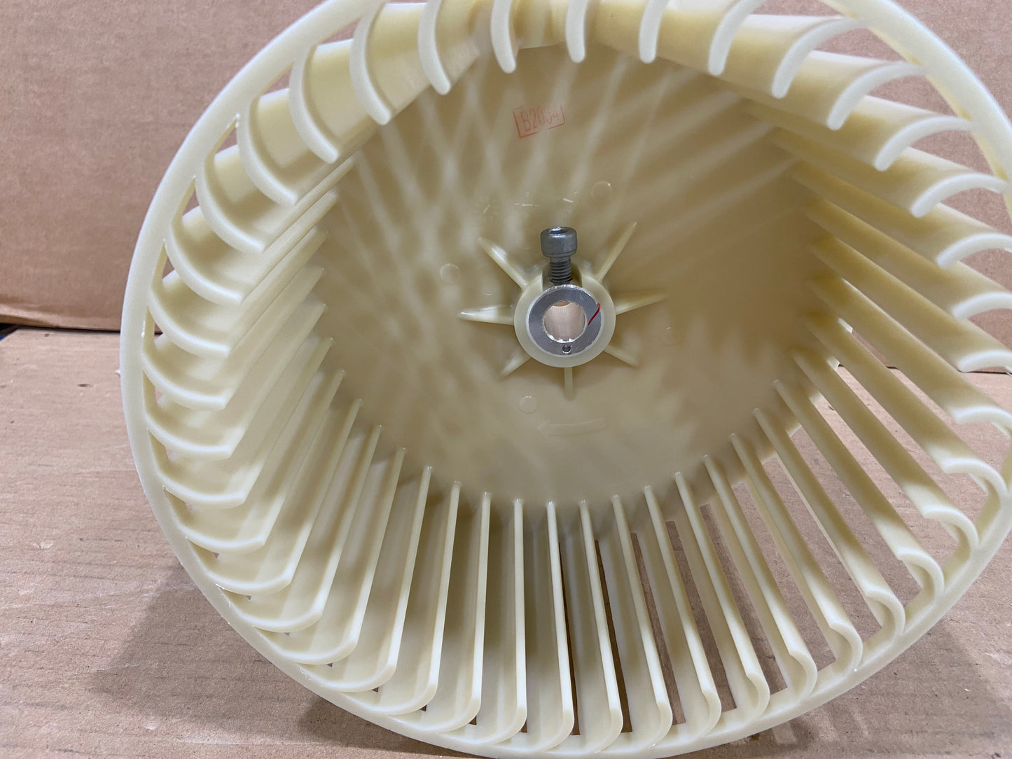 Rueda de soplador de ventilador centrífugo de 9 1/4 de diámetro y 8 3/4" de ancho