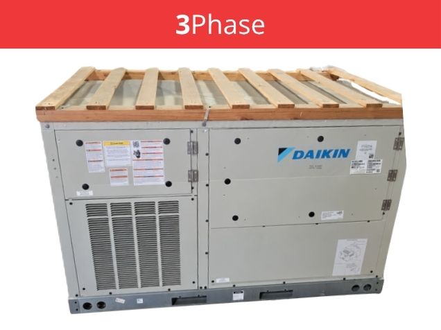 3 Ton Two-Stage Convertible Packaged Heat Pump Unit, 16.4 SEER, 208-230/60/3, R32
