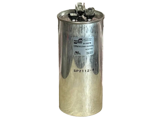 370 Vac, 70+7.5MFD 50/60 Hz, Round Capacitor
