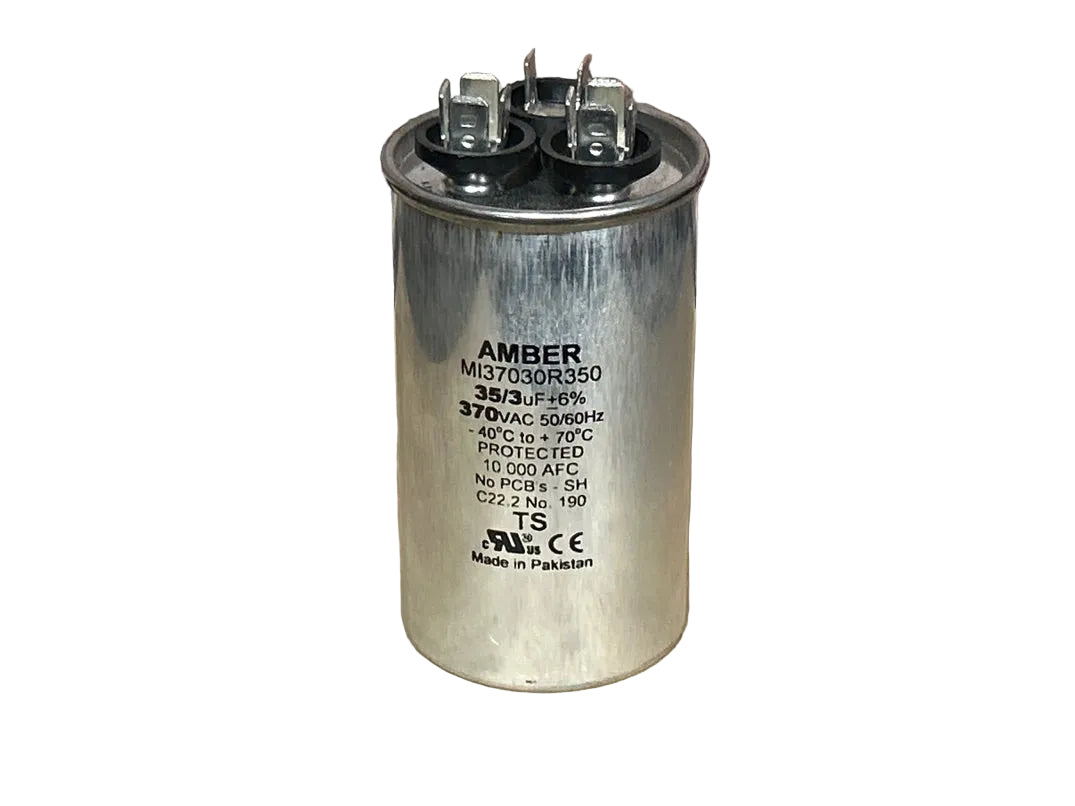 370 Vac, 35+3MFD 50/60 Hz, Round Capacitor
