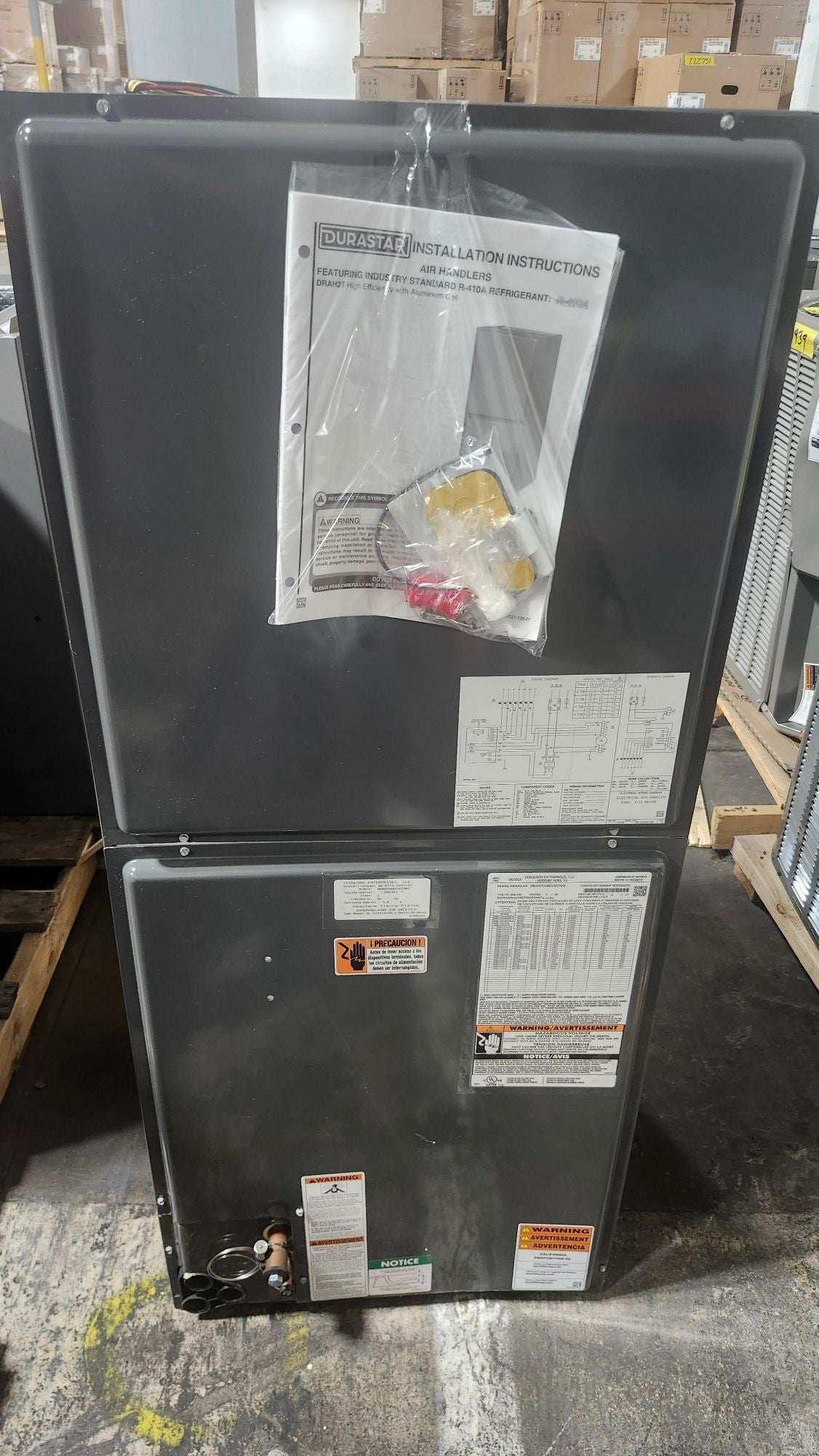 4 Ton AC/HP ECM Multiposition Air Handler 208-240/60/1 R-410A CFM 1472