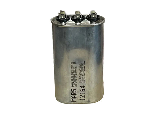370 Vac, 20+15MFD 50/60 Hz, Oval Capacitor