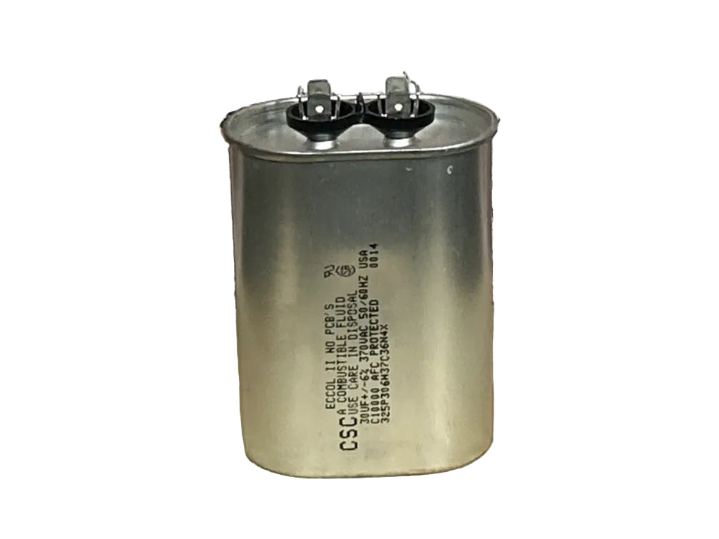 370 Vac, 30MFD 50/60 Hz, Oval Capacitor
