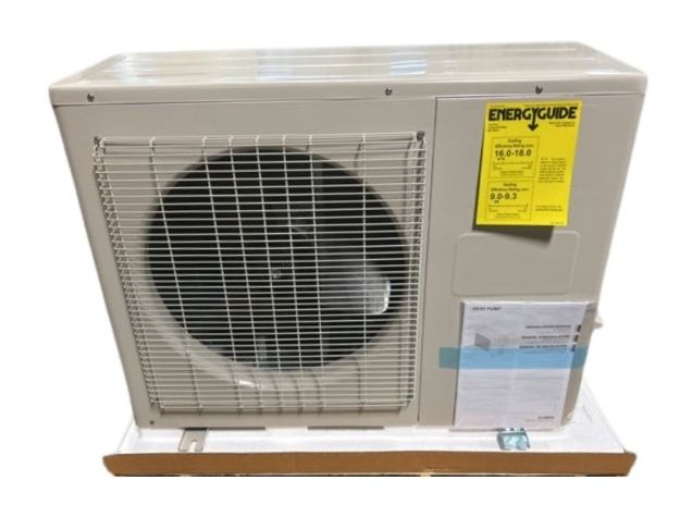 18,000 BTU Multi-Zone Outdoor Inverter Heat Pump Mini Split Unit, 18 SEER 208-230/60/1 R-410A